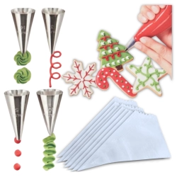 ękaw cukierniczy tylki wilton cukiernicze zestaw do dekoracji tortów dekorator 12 szt